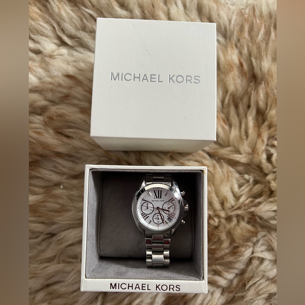 Michael Kors women silver watch